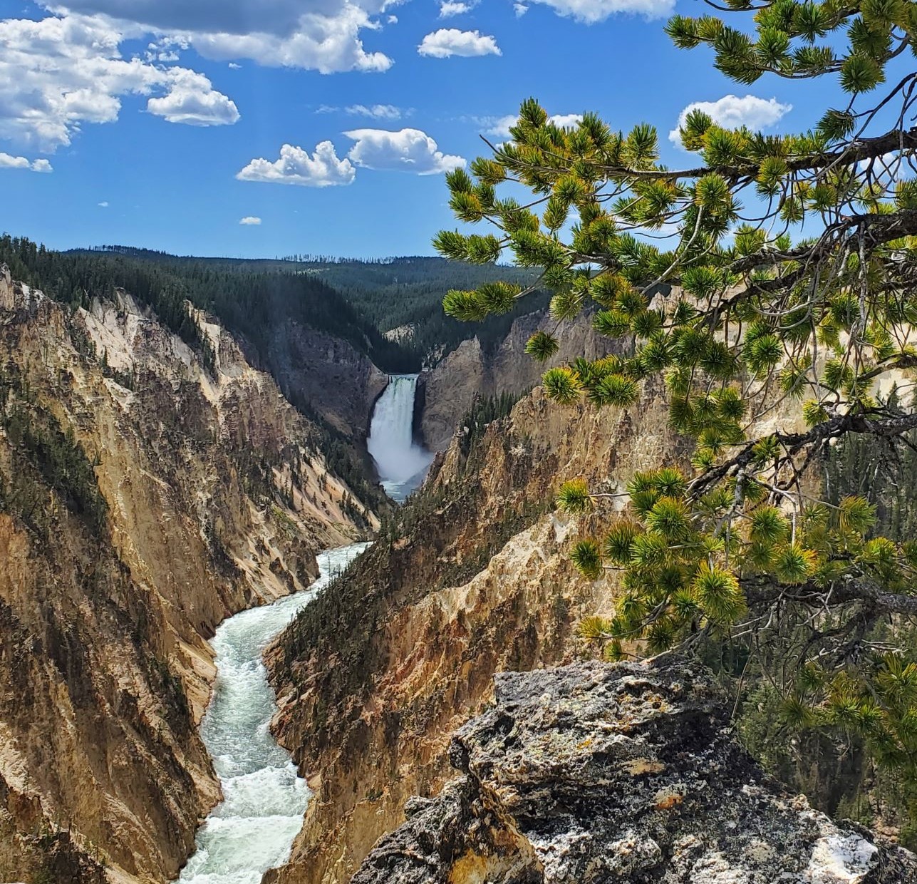 Artist Point and Hiking Ribbon Lake at the Grand Canyon of